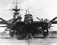 Asisbiz B 25B bombers parked on the flight deck of USS Hornet (CV 8) while en route to the raid's takeoff point 01