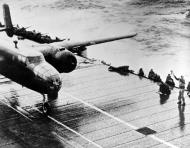 Asisbiz Doolittle Raid B 25 Mitchells taking off from USS Hornet 18th April 1942 80 G 41194