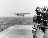 Asisbiz Doolittle Raid B 25 Mitchells taking off from USS Hornet 18th April 1942 80 G 41196