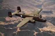 Asisbiz 41 12823 B 25C Mitchell in flight over the USA 01