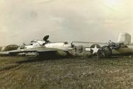 Asisbiz B 25 Mitchell heavly belly landed USA 01