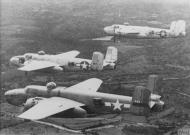 Asisbiz B 25 Mitchells fly in formation FRE11894