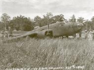 Asisbiz 41 12898 B 25C Mitchell locked break wheel on landing Wewak New Guinea 21st Jun 1943 05