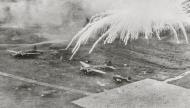 Asisbiz 5AF used 1000lb phosphorus bombs to destroy Japanese aircraft at Vunakanau Rabaul New Britain 27th Dec 1943 02