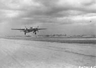 Asisbiz B 25 Mitchell taking off from Lingayen Airstrip Luzon Philippines 17th May 1945 01
