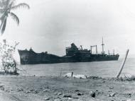 Asisbiz Destroyed Japanese Yamaura Maru 6,798GT Yamashita kisen Guadalcanal Solomon Islands 1942 NA203