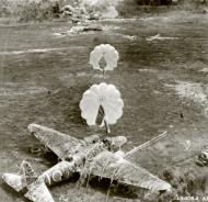 Asisbiz IJAAF Mitsubishi Ki 21 Sally caught on the ground at Namlea Boeroe Island 3rd Oct 1944 02