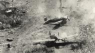 Asisbiz IJAAF Tonys caught on the ground at Dagu by B 25 Mitchells New Guinea 28th Mar 1944 01
