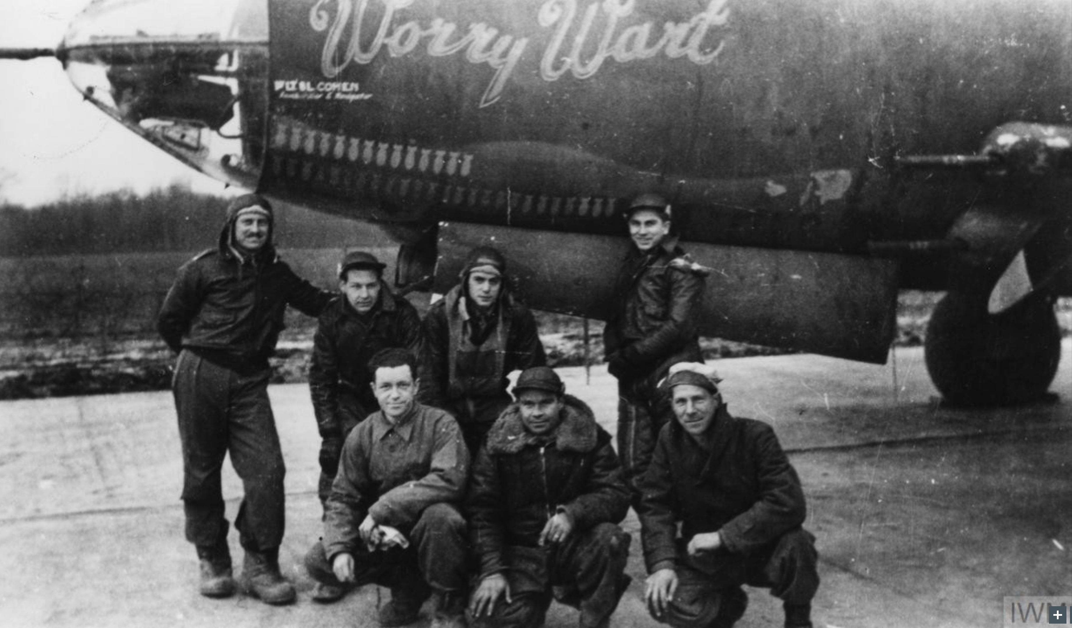 41 31672 B 26B Marauder 8AF 387BG557BS KSQ Worry Wart later lost to enemy action 22nd Feb 1944 FRE1323