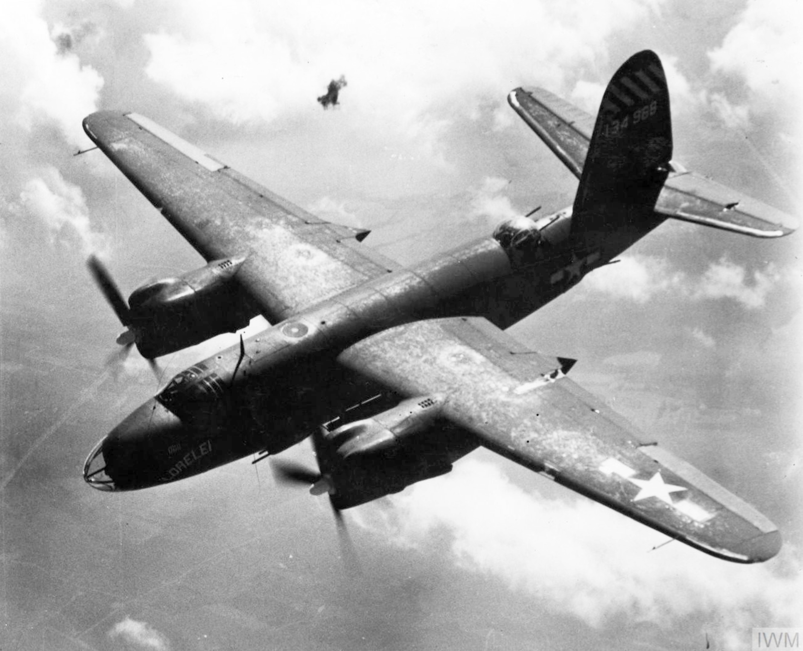 41 34968 B 26C Marauder 8AF 387BG558BS KXL Lorelei later lost to enemy action 23rd Jun 1944 FRE1296