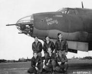 Asisbiz 41 31628 B 26B Marauder 9AF 386BG554BS RUU The Bad Penny with crew Boxted 30th Aug 1943 01