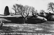 Asisbiz 41 31887 B 26B Marauder 9AF 322BG452BS DRG Mary crash landing at Andrews Field England 23 Apr 1944 FRE4457