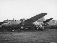 Asisbiz 41 31902 B 26B Marauder 9AF 386BG553BS ANR Crime Doctor crashlanded at Dunmow Essex 28 Jul 1944 01