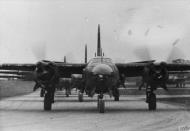 Asisbiz USAAF B 26 Marauder 9AF 322BG line up for take off at Andrews Field FRE4545