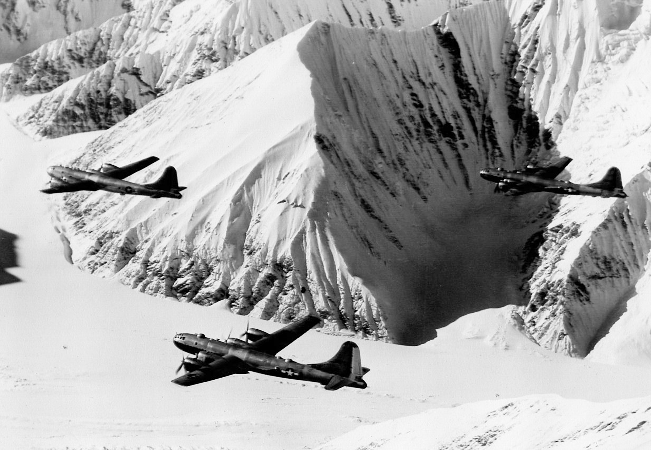 72d Reconnaissance Squadron Boeing RB 29 Superfortresses over Alaska 1947 01
