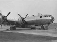 Asisbiz 42 63411 Boeing B-29 Superfortress 444BG677BS N61 Duchess engine issue take off Dudhkundi India 01