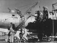Asisbiz Boeing B-29 Superfortress 20BC Andy's Dandy under going engine repairs in India 16th Mar 1945 01