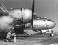 Asisbiz Boeing B-29 Superfortress 468BG under going maintenance at Karachi India 01