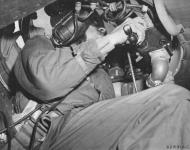 Asisbiz Boeing B-29 Superfortress Top Turret Gunner position in India June 1945 01