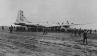 Asisbiz 42 65286 Boeing B-29 Superfortress 20AF 9BG1BS X9 Dinah Might first Boeing B-29 to land on Iwo Jima 2nd Mar 1945 02