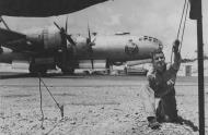 Asisbiz Boeing B-29 Superfortress 20AF 21st Bomber Command parked at Iwo Jima Bonin Islands 1945 02