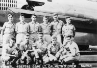 Asisbiz Boeing B-29 Superfortress 20AF with crew and nose art left side in Saipan 4th Sep 1945 FRE11925