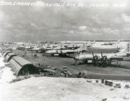 Asisbiz Boeing B-29 Superfortresses 20AF 505BG at their Island base PTO 19th Apr 1945 FRE11473