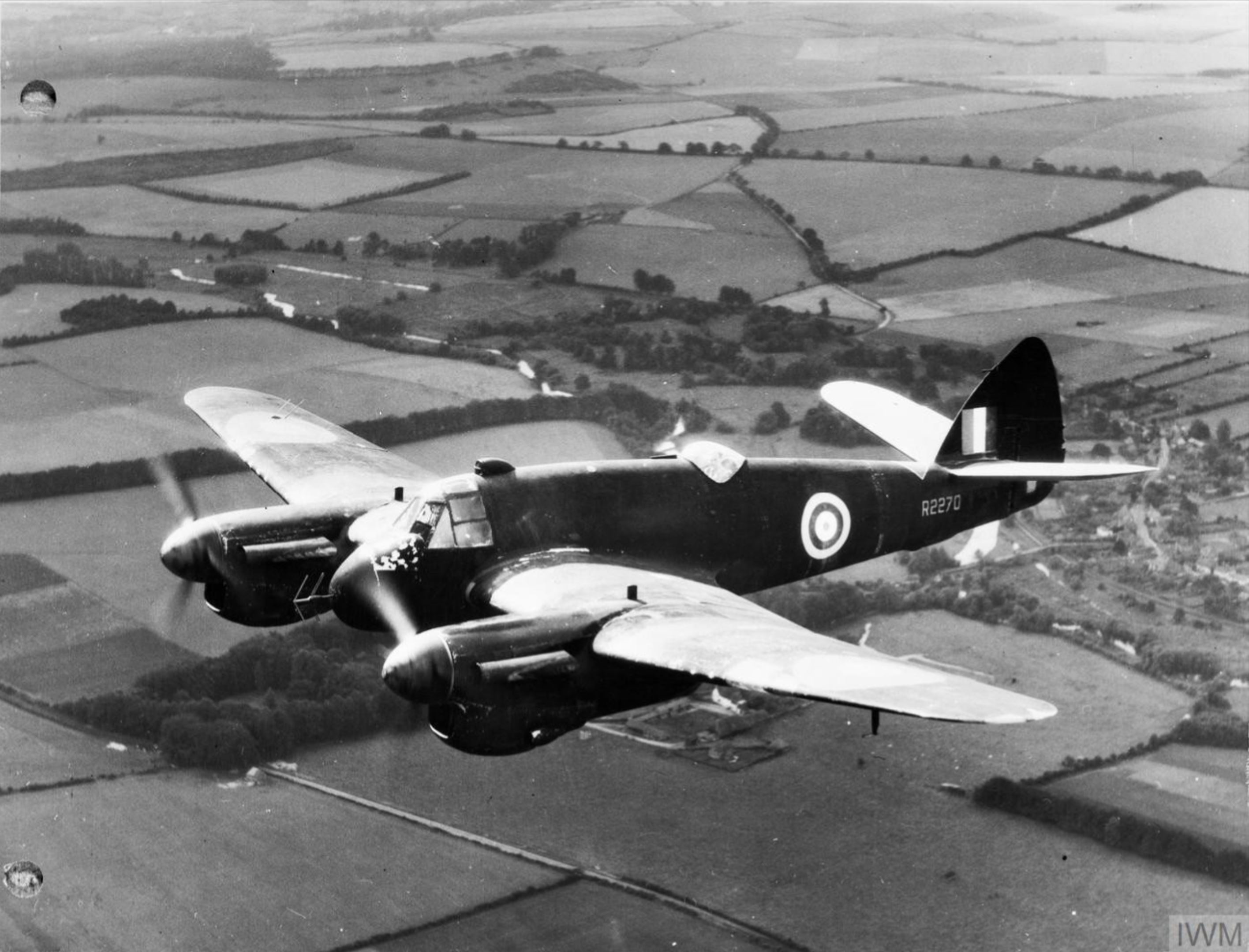 Beaufighter IIF RAF prototype R2270 later with RCAF 406Sqn England IWM MH4560