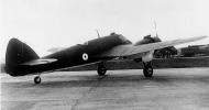 Asisbiz Beaufighter IF RAF prototype R2054 camouflage Dark Green and Earth Night White IWM MH3175