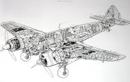 Asisbiz Cutaway section showing the airframe of a Bristol Beaufighter