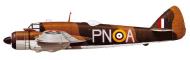 Asisbiz Beaufighter IC RAF 252Sqn PNA T3250 FltLt W Riley Aldergrove April 1941 Profile 0A