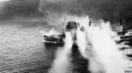 Asisbiz Beaufighter Banff Strike Wing sink 1,367 ton merchant vessel LYNX in Stav Fjord Norway 19 Sep 1944 IWM C4657a