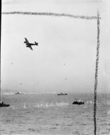 Asisbiz Beaufighter North Coates Strike Wing attack convoy sailing west of Den Helder Holland IWM C4173