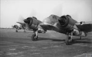 Asisbiz Beaufighter TFX RAAF 455Sqn MBY MBL line up on the runway at Dallachy Morayshire prior to take off IWM HU90826