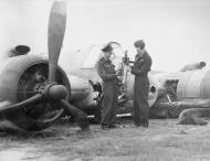 Asisbiz Beaufighter TFX RAAF 455Sqn damaged attacking shipping in Marsdiep harbour Holland 12 Sep 1944 IWM CE158