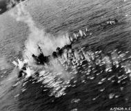 Asisbiz Beaufighter TFX RCAF 404Sqn EEC attacking German flak ship Vp1605 Mosel sank off Lillesand 15 Oct 1944 01