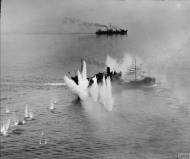 Asisbiz Beaufighter VIFs North Coates n Langham Strike Wings attack a merchant vessel off south west of Heligoland IWM C4451