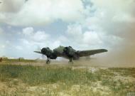 Asisbiz Beaufighter I RAF 252Sqn during engine warm up Tunisia Libya May 1943 IWM TR855