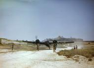 Asisbiz Beaufighter VIF RAF 272Sqn F on the taxiway at Luqa Malta Jun 1943 IWM TR1061