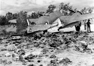 Asisbiz Beaufighter IC RAAF 30Sqn L A19 11 bomb damaged Ward Strip PNG 12th Apr 1943 01