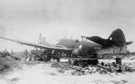 Asisbiz Beaufighter MK21 RAAF 22Sqn A8 49 being salvaged after it ground looped Kamiri 31st Jan 1945 01