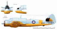 Asisbiz Beaufighter TT21 RAAF No 1 Air Trials Flight A8 357 Woomera South Australia 1950 Profile 0A