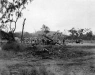 Asisbiz RAAF Bristol Beaufighter destroyed after Japanese raid Jacksons drome Port Moresby 1943