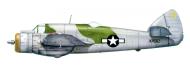 Asisbiz Beaufighter VIF USAAF 12AF 416NFS Yellow 22 KV912 Gerbini Corsica Sep 1944 Profile 0B