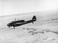 Asisbiz Bristol Beaufort I RAF 39Sqn D N1024 in flight over the North African desert 1942 IWM MERAF5551