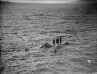 Asisbiz Bristol Beaufort crew being rescued by HMS Hermione off Gibraltar IWM A6754