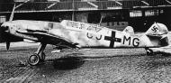 Asisbiz Messerschmitt Prototype Bf 109V52 Bf 109G5 CJ+MG WNr 18419 prototype testing DB 628 engine 1943 01