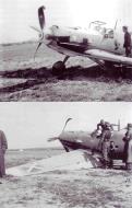 Asisbiz Messerschmitt Bf 109E3 2.J88 Condor Legion 6x111 Werner Ursinus landing mishap Spain 1938 01