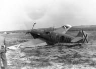 Asisbiz Messerschmitt Bf 109E3 2.J88 Condor Legion 6x111 Werner Ursinus landing mishap Spain 1938 02