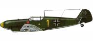 Asisbiz Messerschmitt Bf 109D1 3.JG21 Yellow 1 Gutenfeld Germany Sep 1939 0A